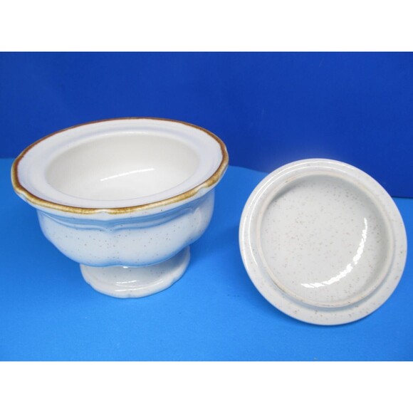 Mikasa Garden Club Covered Pedestal Sugar Bowl Excellent - Picture 3 of 11